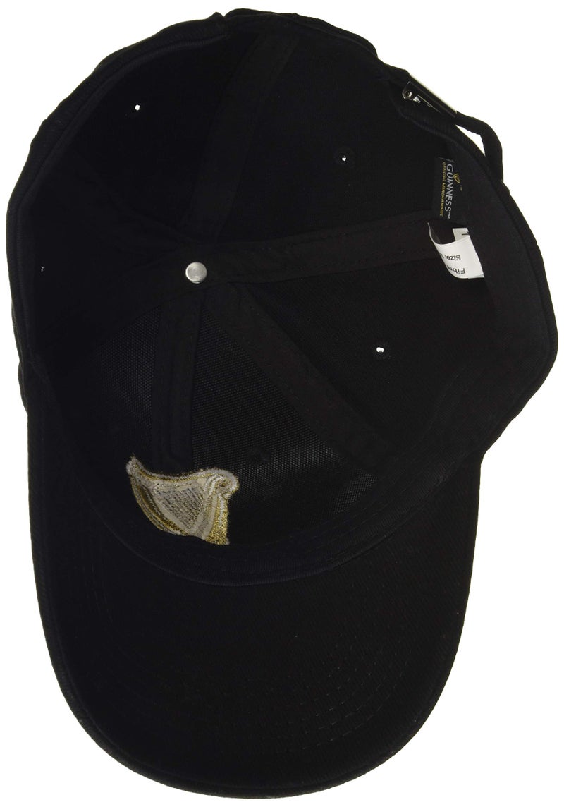 Guinness Men's BLK SIG EMB B/Ball Cap Baseball, Black (Black Black), One Size, Black (Black Black), osz - Image 2